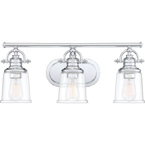 Bathroom Fixtures Three Lights by Quoizel ( 10 | GRT8603C Grant ) 