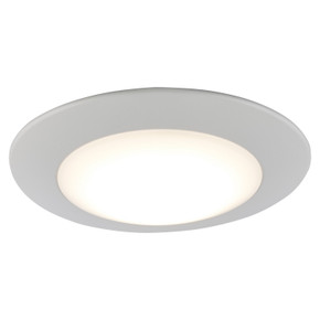 Flush Mounts Bowl Style by Trans Globe Imports ( 110 | LED-30099 WH Lunaire ) 