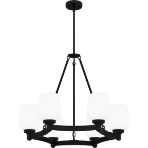 Mid. Chandeliers Glass Up by Quoizel ( 10 | PNG5028MBK Penning ) 