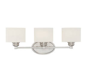 Bathroom Fixtures Three Lights by Savoy House ( 51 | 8-890-3-SN Kane ) 