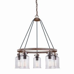 Mid. Chandeliers Glass Down by Vaxcel ( 63 | H0198 Milone ) 