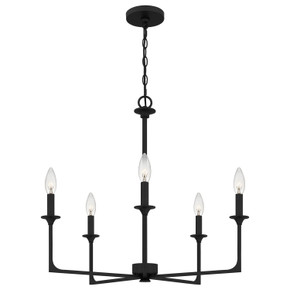 Mid. Chandeliers Candle by Quoizel ( 10 | PRC5026MBK Prescott ) 