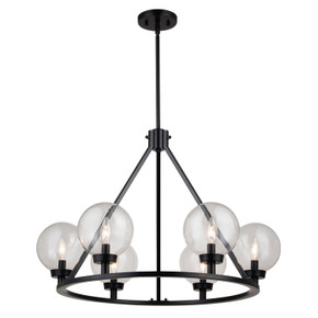Mid. Chandeliers Glass Up by Vaxcel ( 63 | H0277 Lander ) 