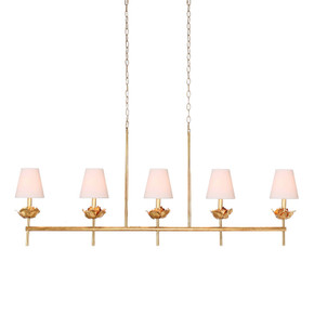Linear/Island 4 Light + by Terracotta Designs ( 374 | H23107-5G Rosalba ) 