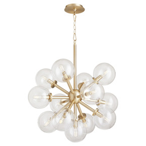 Mid. Chandeliers Starburst by Quorum ( 19 | 8132-13-80 Rovi ) 