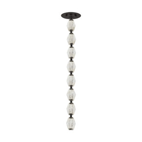 Mini Pendants Glass Down by Visual Comfort Modern ( 182 | 700CLR24BZ-LED930R Collier ) 
