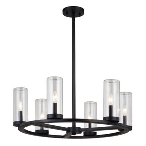 Mid. Chandeliers Glass Up by Vaxcel ( 63 | H0290 Grantley ) 