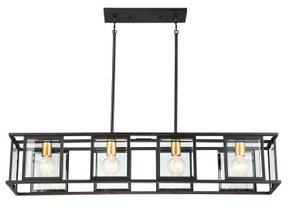 Linear/Island 4 Light + by Nuvo Lighting ( 72 | 60-6417 Payne ) 