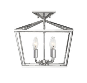 Semi-Flush Mts. Cage by Savoy House ( 51 | 6-328-4-109 Townsend ) 