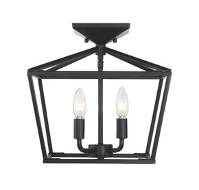 Semi-Flush Mts. Cage by Savoy House ( 51 | 6-328-4-44 Townsend ) 