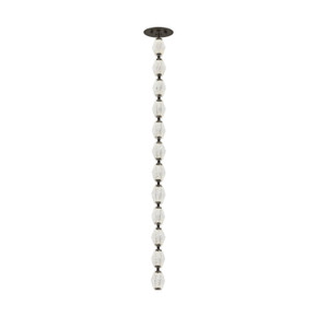 Pendants Fabric Shade by Visual Comfort Modern ( 182 | 700CLR36BZ-LED930S Collier ) 
