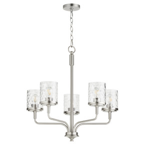 Mid. Chandeliers Glass Up by Quorum ( 19 | 617-5-65 Starky ) 