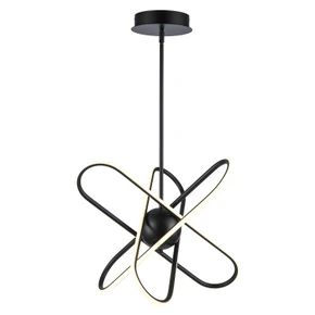 Mid. Chandeliers Starburst by Trans Globe Imports ( 110 | MDN-1586 BK Nightingale ) 
