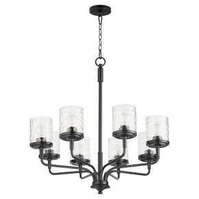 Mid. Chandeliers Glass Up by Quorum ( 19 | 617-8-59 Starky ) 