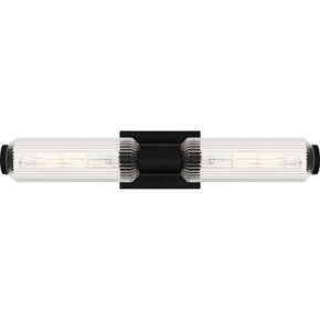 Bathroom Fixtures Cylindrical / Linear by Quoizel ( 10 | HWS8524MBK Hawes ) 