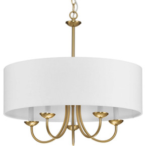 Mini Chandeliers Drum Shade by Progress Lighting ( 54 | P4217-109 Drum Shade ) 
