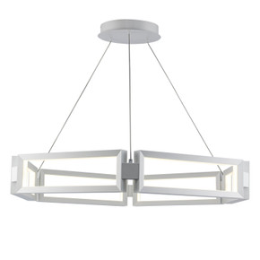 Mid. Chandeliers Ring/Halo by Trans Globe Imports ( 110 | MDN-1590 WH Mythos ) 