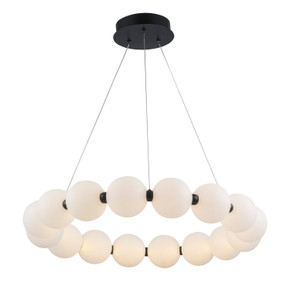 Mid. Chandeliers Multi-Port/Cascade by Trans Globe Imports ( 110 | MDN-1591 BK Orb II ) 
