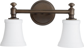 Bathroom Fixtures Two Lights by Quorum ( 19 | 5122-2-186 Rossington ) 