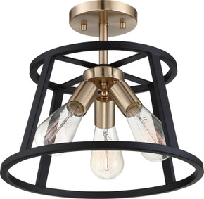 Semi-Flush Mts. Cage by Nuvo Lighting ( 72 | 60-6643 Chassis ) 
