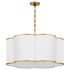 Mid. Chandeliers Glass Down by Quorum ( 19 | 8228-6-47 Belinder ) 