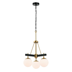 Mini Chandeliers Glass Shade by Varaluz ( 137 | 352C03BLSB Allie ) 