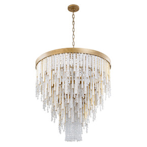Mid. Chandeliers Glass Down by Varaluz ( 137 | 359C13HG Lafayette ) 