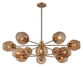 Large Chandeliers Glass Shade by Trans Globe Imports ( 110 | PND-2127 AG ) 