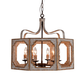 Mid. Chandeliers Candle by Terracotta Designs ( 374 | H8104S-6 Nadia ) 