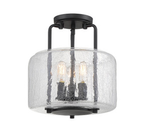 Semi-Flush Mts. Cage by Savoy House ( 51 | 6-7790-3-89 Avalon ) 