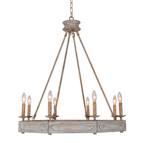 Mid. Chandeliers Candle by Terracotta Designs ( 374 | H8201-8 Charlotte ) 
