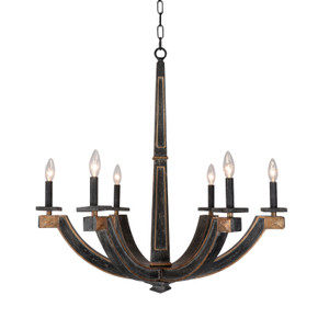 Mid. Chandeliers Candle by Terracotta Designs ( 374 | H8202-6 Natala ) 