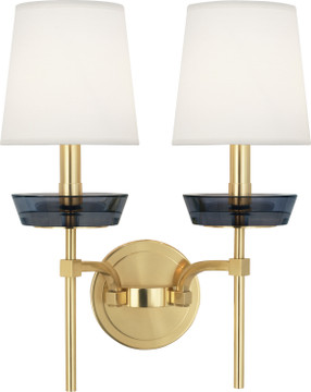 Sconces Double Candle by Robert Abbey ( 165 | 609 Cristallo ) 
