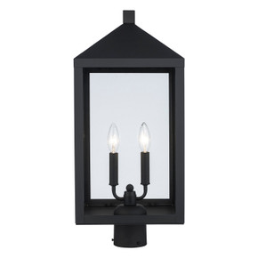 Exterior Post/Pier Head by Trans Globe Imports ( 110 | 51535 BK Tempest ) 