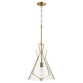 Pendants Glass Down by Quorum ( 19 | 8426-80 8426 Pendants ) 