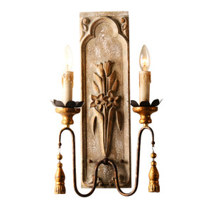 Sconces Double Candle by Terracotta Designs ( 374 | W5204-2 Valentina ) 