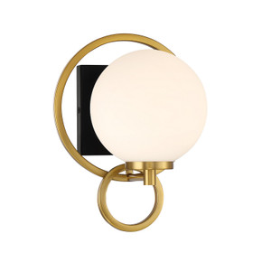 Sconces Single Glass by Savoy House ( 51 | 9-6180-1-143 Alhambra ) 