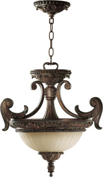 Semi-Flush Mts. Bowl Style by Quorum ( 19 | 2230-18-88 Madeleine ) 