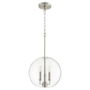 Pendants Glass Down by Quorum ( 19 | 873-3-65 873 Globe Pendants ) 