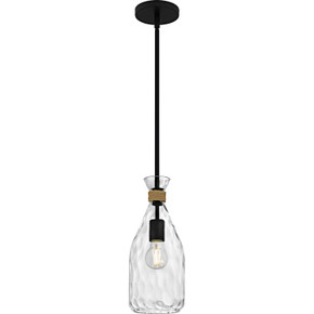 Mini Pendants Glass Down by Quoizel ( 10 | QPP6782MBK Quoizel Piccolo Pendant ) 