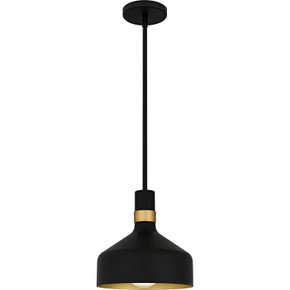 Mini Pendants Metal Shade by Quoizel ( 10 | QPP6804MBK Quoizel Piccolo Pendant ) 