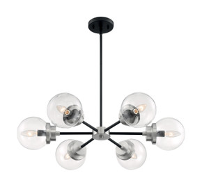 Mid. Chandeliers Glass Down by Nuvo Lighting ( 72 | 60-7136 Axis ) 
