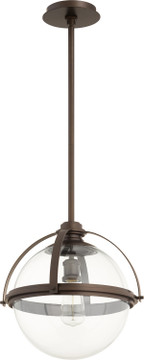 Pendants Glass Down by Quorum ( 19 | 88-15-86 Meridian Globe Pendants ) 