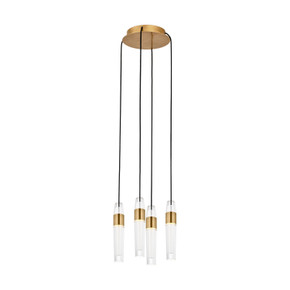 Mini Chandeliers Multi-Port/Cascade by Visual Comfort Modern ( 182 | SLCH39927NB Lassell ) 