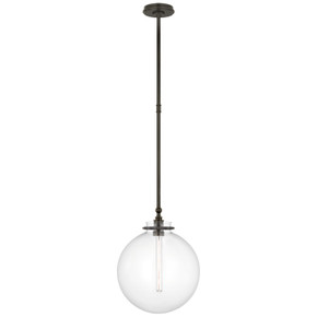 Pendants Glass Down by Visual Comfort Signature ( 268 | CHC 5542BZ-CG Parkington ) 