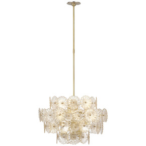 Mid. Chandeliers Empire/Basket by Visual Comfort Signature ( 268 | JN 5035HAB-GF Gianna ) 