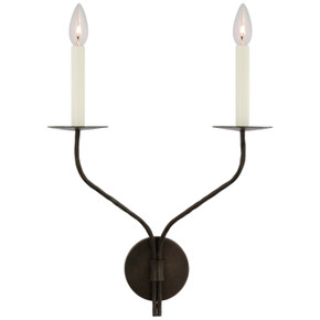 Sconces Double Candle by Visual Comfort Signature ( 268 | S 2752AI Belfair ) 