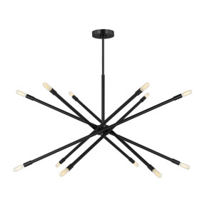 Large Chandeliers Starburst by Visual Comfort Studio ( 454 | CC16512MBK Eastyn ) 
