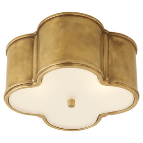 Flush Mounts Drum Shade by Visual Comfort Signature ( 268 | AH 4014NB-FG Basil ) 