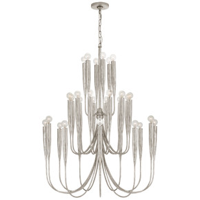 Large Chandeliers Candle by Visual Comfort Signature ( 268 | JN 5072BSL Acadia ) 